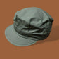 WWII U.S MILITARY ARMY HAT REPRODUCTION CAP HBT MATERIAL OD GREEN SIZE LARGE