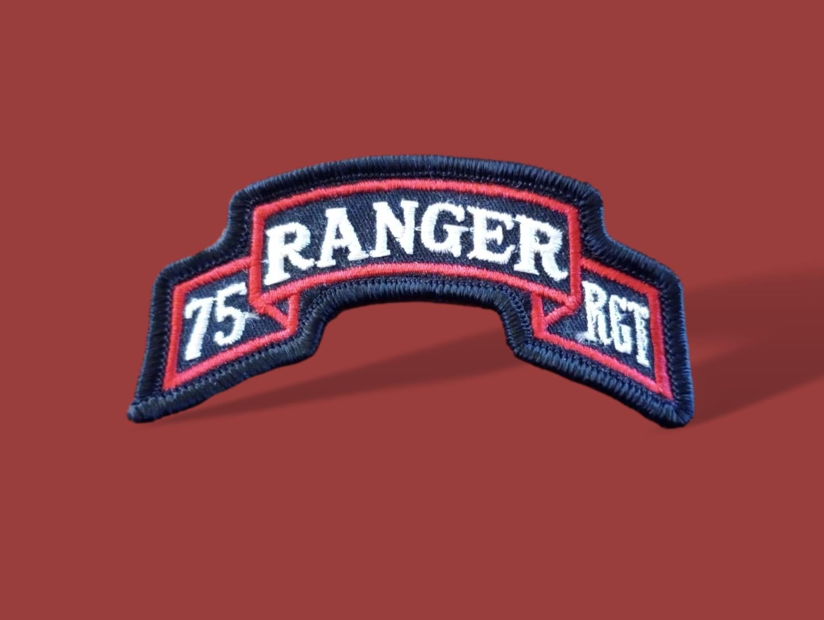 U.S MILITARY ISSUE ARMY 75th RANGER RGT TAB PATCH RANGERS SHOULDER ROC ...