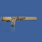 9 MM AUTOMATIC HAND GUN TIE BAR TIE TAC MADE IN THE U.S.A