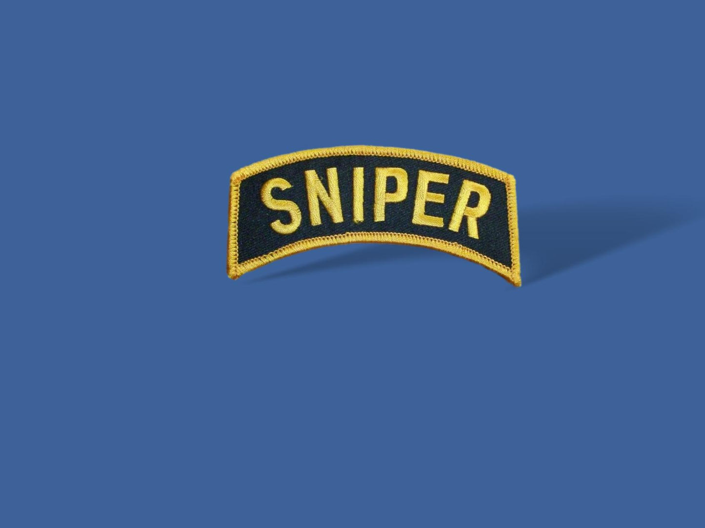 U.S.MILITARY ARMY SNIPER ROCKER PATCH OVERSIZE 4" INCHES X 1-1/4" INCHES