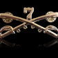 U.S MILITARY 7th CAVALRY PIN METAL HAT BADGE CROSSED SABERS SWORDS GEORGE CUSTER