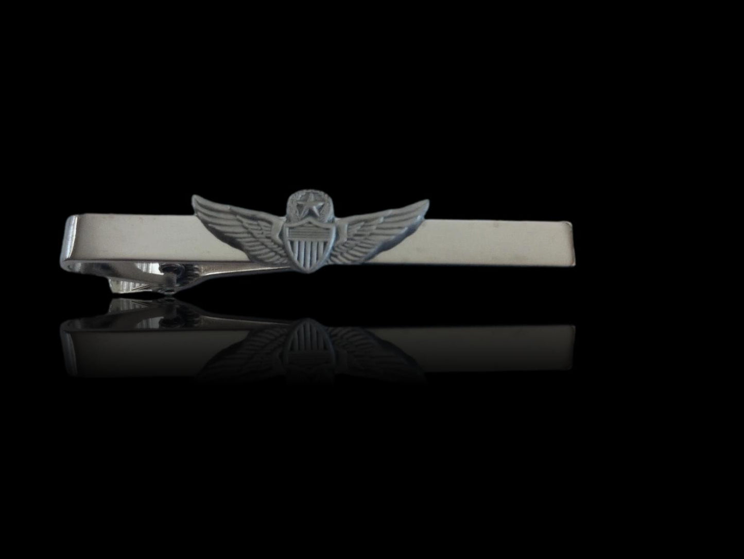U.S MILITARY ARMY PILOT TIE BAR MASTER AVIATOR WINGS TIE TAC U.S.A MADE