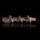U.S MILITARY LT. GENERAL THREE STAR TIE BAR TIE TAC U.S.A MADE POLICE SILVER COL