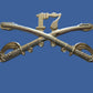 17th CAVALRY SWORDS SABERS MILITARY HAT PIN 17th CAVALRY REGIMENT BADGE U.S ARMY