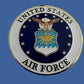 AIR FORCE AUTOMOBILE GRILL BADGE ALL WEATHER EMBLEM AUTO HOME MEDALLION