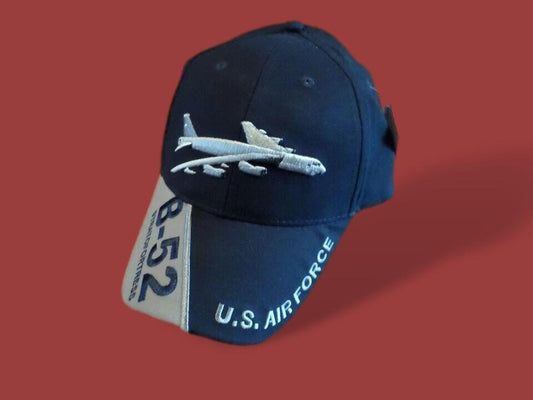 AIR FORCE B-52 BOMBER STRATOFORTRESS HAT EMBROIDERED U.S MILITARY BALL CAP
