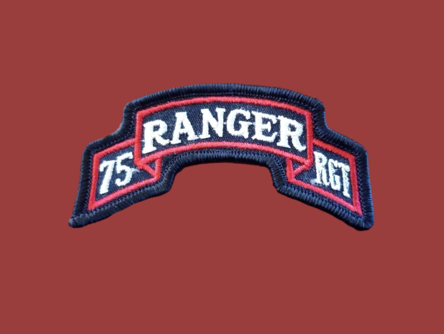 U.S MILITARY ISSUE ARMY 75th RANGER RGT TAB PATCH RANGERS SHOULDER ROCKER SCROLL