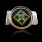 U.S ARMY 4th INFANTRY MONEY CLIP BRASS CONSTRUCTION OFFICIAL ARMY PRODUCT