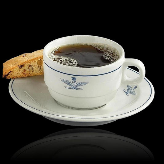 Italian Military Air Force Espresso cup & saucer porcelain Tognana vintage NOS