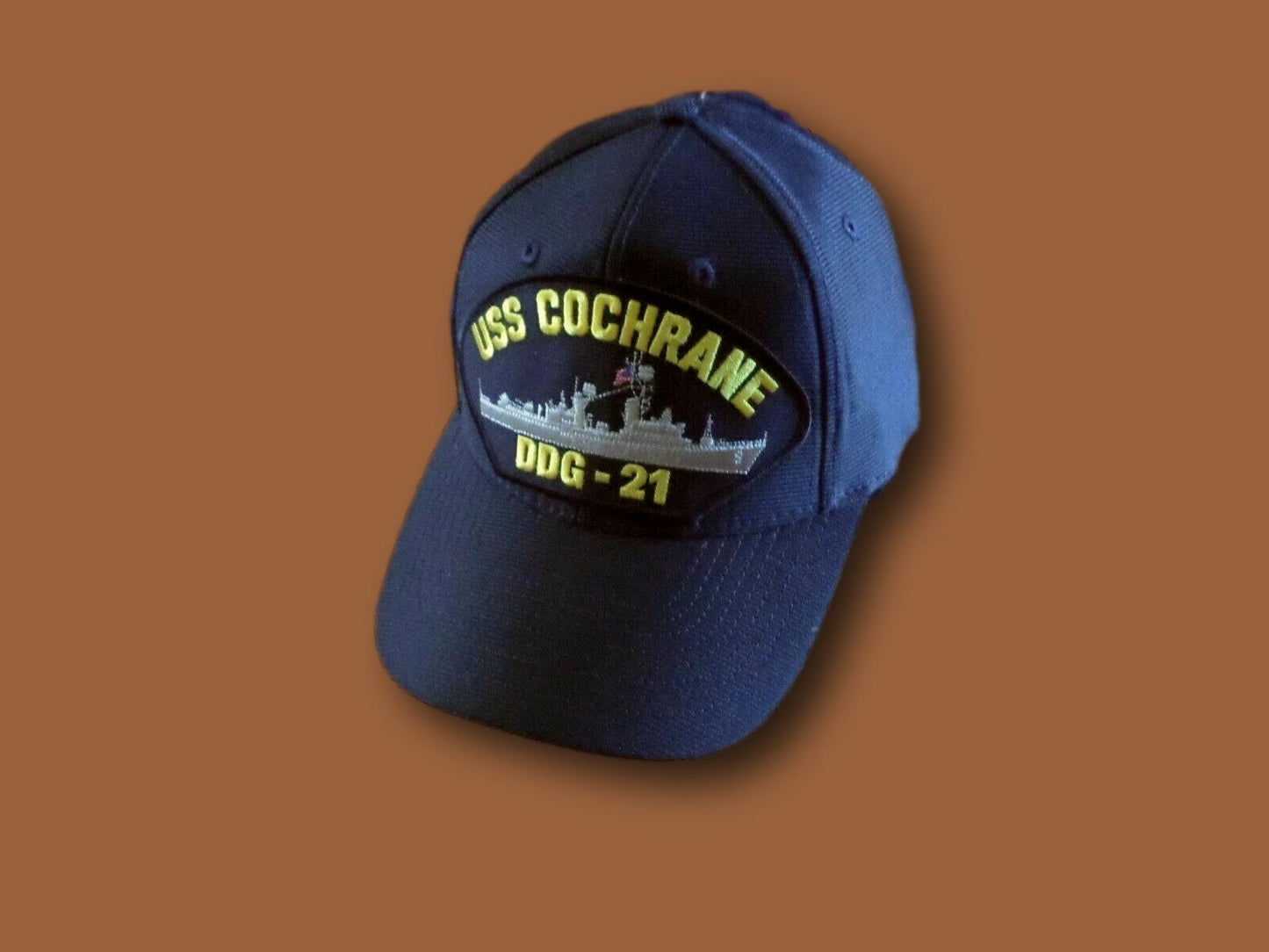 USS COCHRANE DDG-21 NAVY SHIP HAT U.S MILITARY OFFICIAL  BALL CAP U.S.A MADE