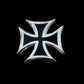 GERMAN MILITARY IRON CROSS HAT PIN LAPEL DOUBLE POST PIN WWI-WWII