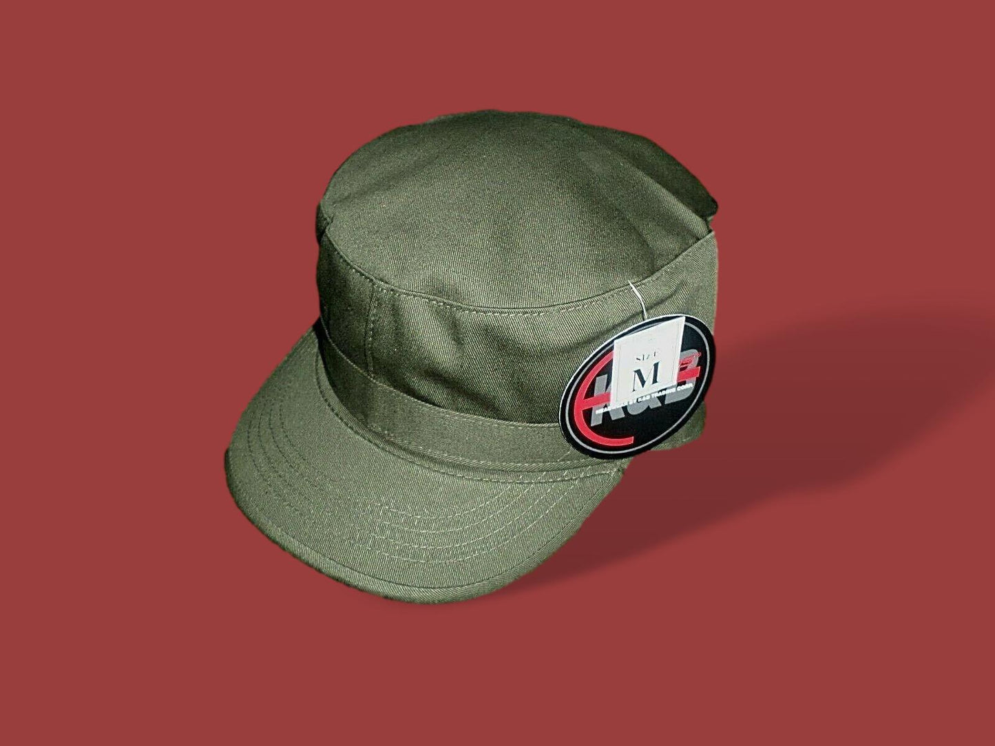 Military Army Style OD Green Combat BDU Hat 100% Cotton BDU Cap