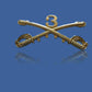 3rd CAVALRY SWORDS SABERS  MILITARY HAT PIN 3rd CAVALRY REGIMENT BADGE U.S ARMY