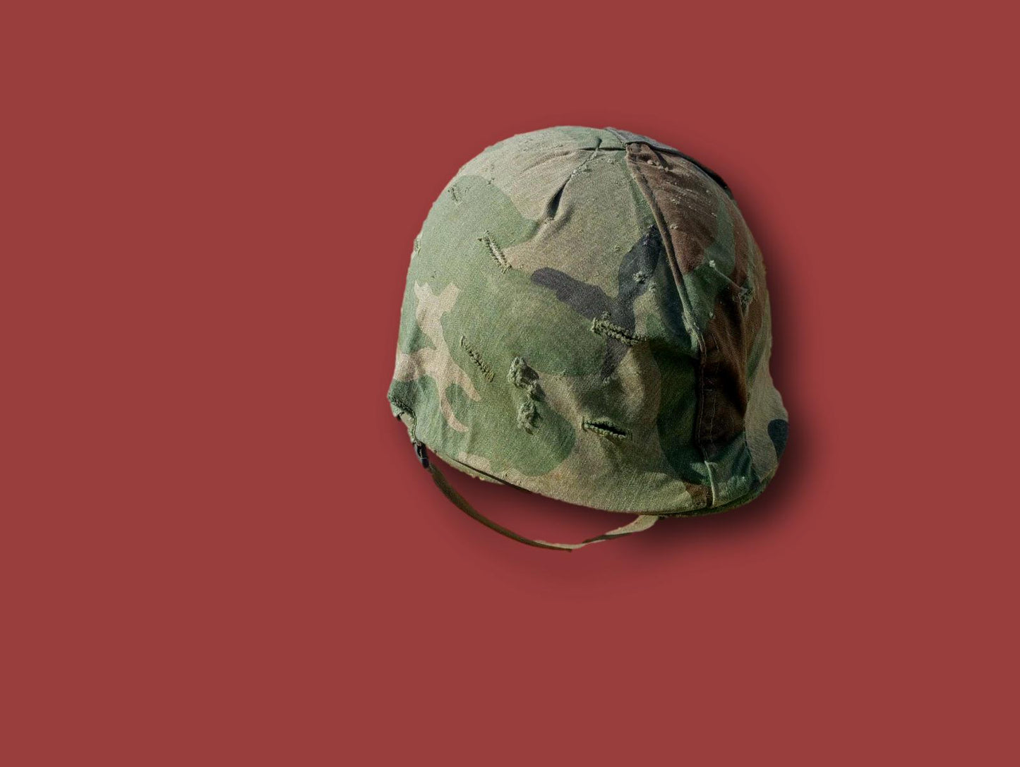 U.S MIITARY M1 HELMET VIETNAM ERA STEEL POT LINER & COVER COMPLETE SET GENUINE