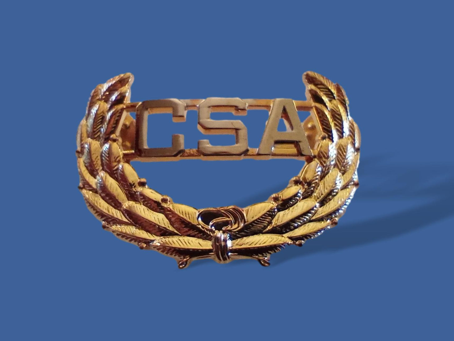 U.S CIVIL WAR C.S.A CAP BADGE INSIGNIA HAT PIN CSA CONFEDERATE STATES OF AMERICA