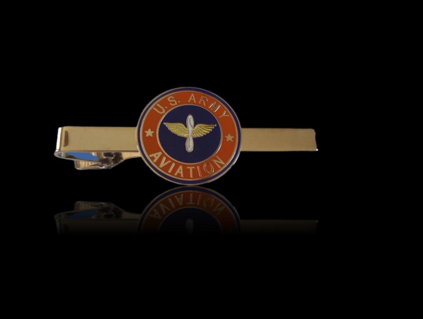 U.S MILITARY ARMY AVIATION TIE BAR OR TIE TAC CLIP ON TYPE