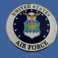 AIR FORCE AUTOMOBILE GRILL BADGE ALL WEATHER EMBLEM AUTO HOME MEDALLION