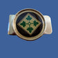 U.S ARMY 4th INFANTRY MONEY CLIP BRASS CONSTRUCTION OFFICIAL ARMY PRODUCT