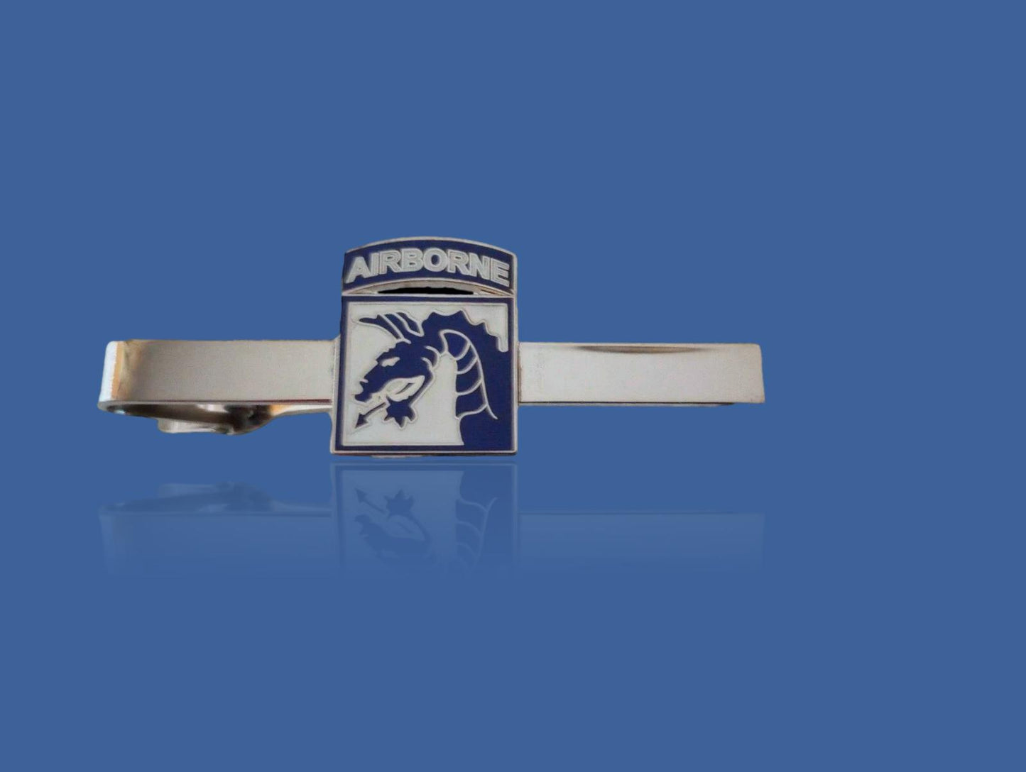 U.S MILITARY U.S ARMY 18th AIRBORNE TIE BAR OR TIE TAC CLIP ON TYPE U.S.A MADE