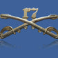 17th CAVALRY SWORDS SABERS MILITARY HAT PIN 17th CAVALRY REGIMENT BADGE U.S ARMY