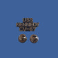 U.S MILITARY NAVY SHIP USS KENNEDY  CV-67 HAT LAPEL PIN CLUTCH BACK