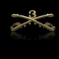 3rd CAVALRY SWORDS SABERS  MILITARY HAT PIN 3rd CAVALRY REGIMENT BADGE U.S ARMY