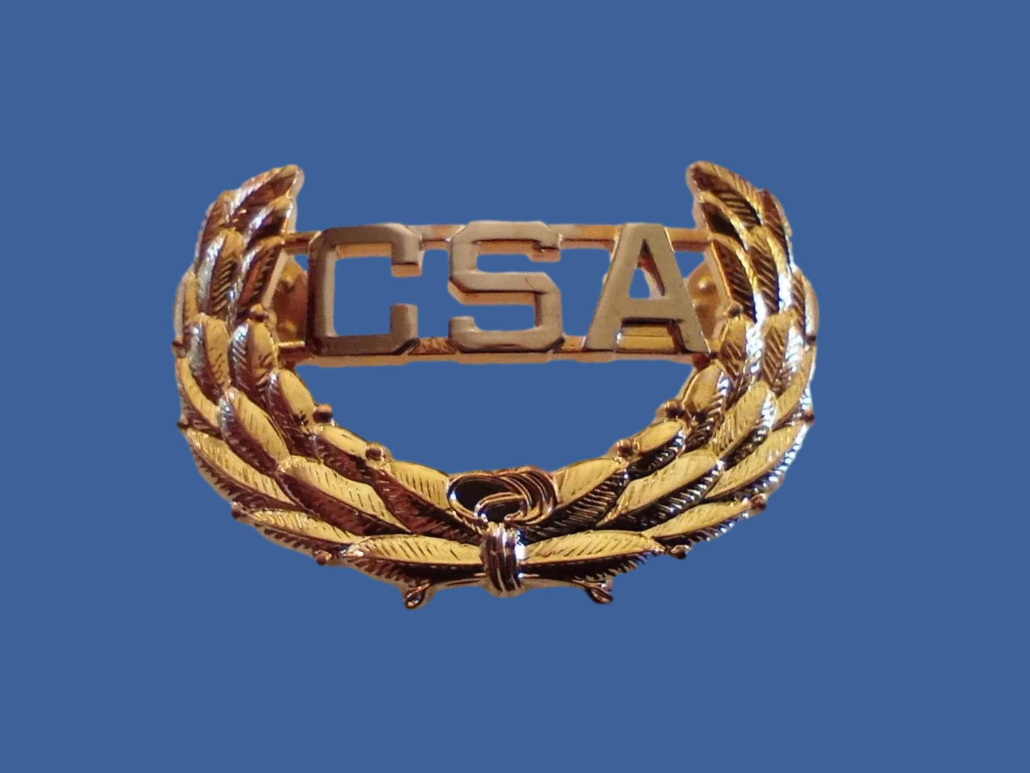 U.S CIVIL WAR C.S.A CAP BADGE INSIGNIA HAT PIN CSA CONFEDERATE STATES OF AMERICA