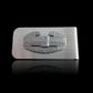 MILITARY ARMY COMBAT ACTION BADGE STAINLESS STEEL MONEY CLIP CAB U.S.A MADE