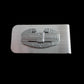 MILITARY ARMY COMBAT ACTION BADGE STAINLESS STEEL MONEY CLIP CAB U.S.A MADE