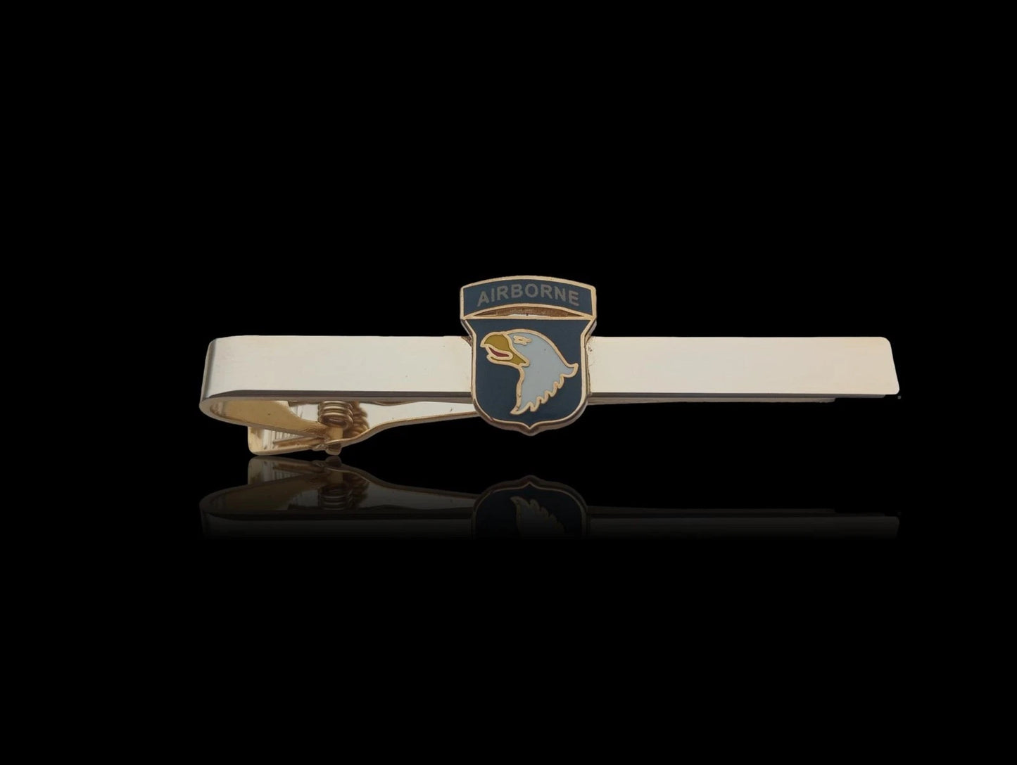 U.S MILITARY 101st AIRBORNE DIVISION TIE BAR TIE TAC MADE IN THE U.S.A