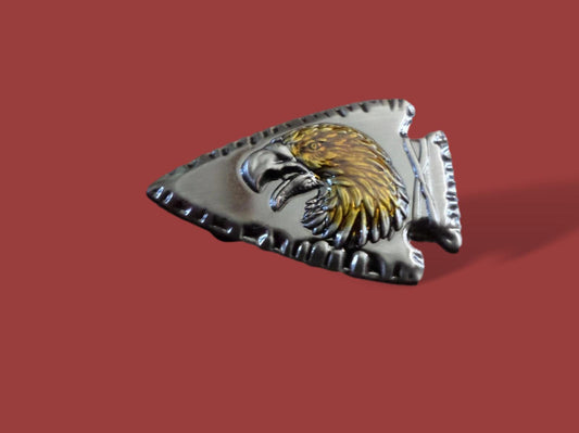 Eagle Arrow Head Lapel Pin Tie Tac Hat Pin Double Post Back New In Bags