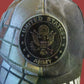 U.S MILITARY ARMY GRENADE HAT BALL CAP EMBROIDERED GRENADE ON FRONT U.S FLAG