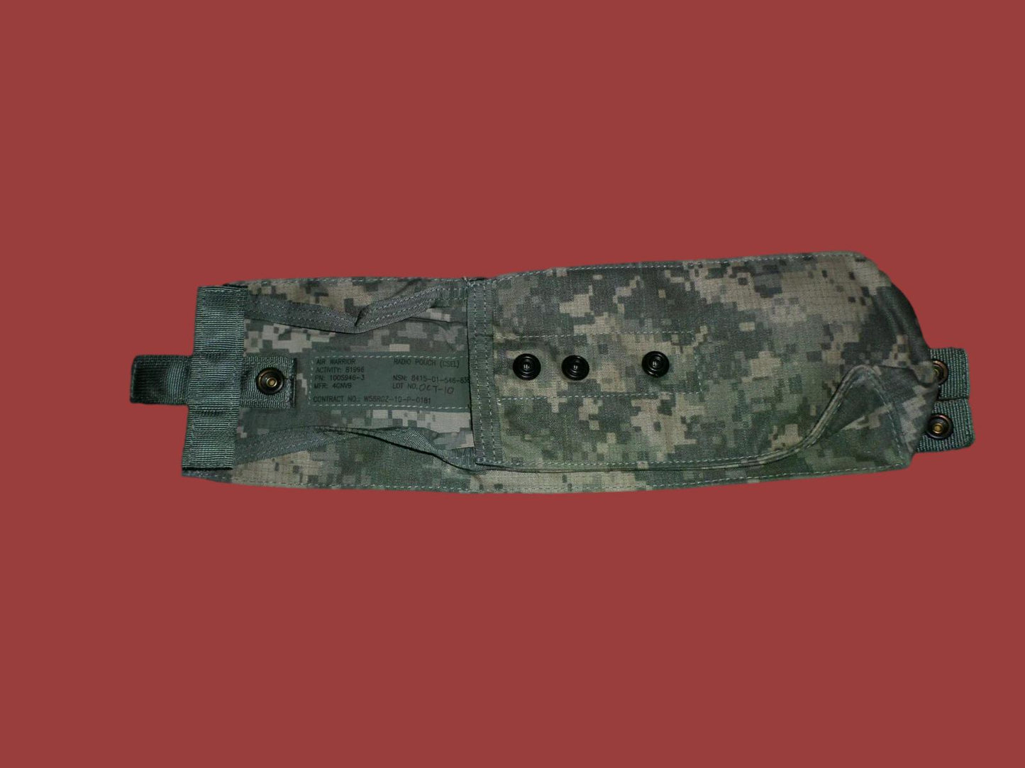 Hand Held Survival Radio Carry Pouch ACU Camouflage Air Warrior CSEL & PRC-112