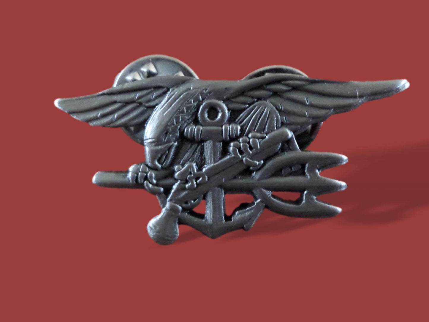 U.S NAVY SEALS SPECIAL WARFARE SEAL TEAM TRIDENT INSIGNIA PIN BADGE MINIATURE