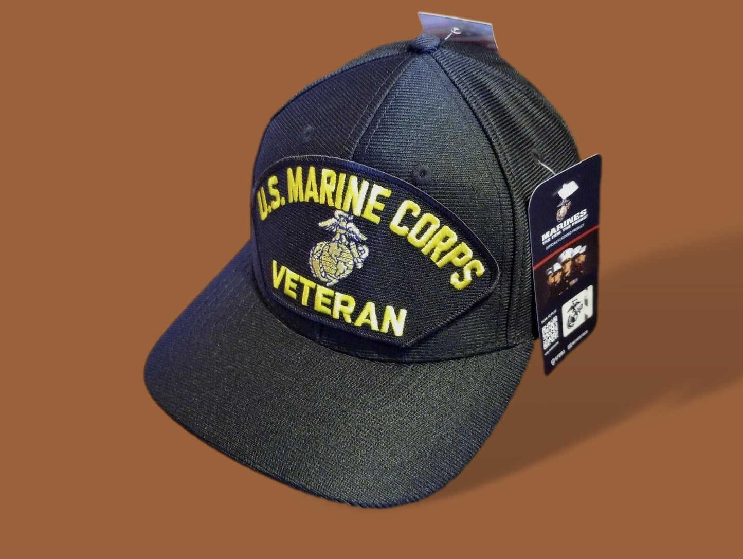 U.S MARINE CORPS VETERAN HAT U.S.M.C OFFICIAL MILITARY BALL CAP U.S.A MADE