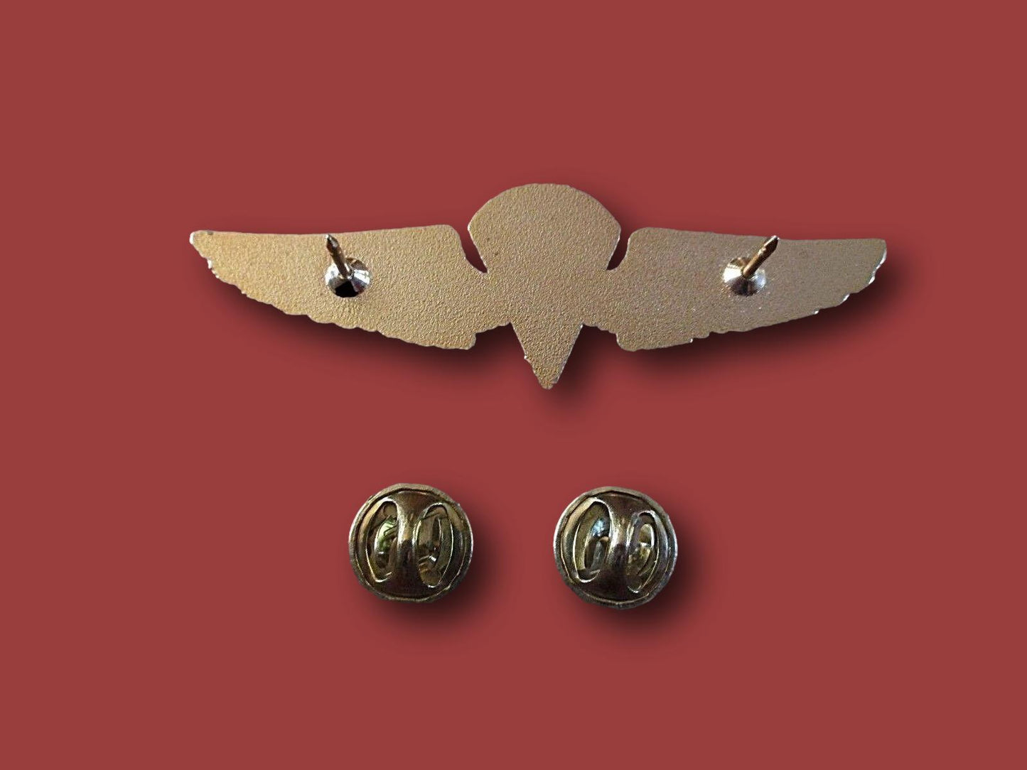 U.S MILITARY NAVY / MARINE CORPS GOLD PARACHUTIST PARATROOPER JUMP WINGS PIN