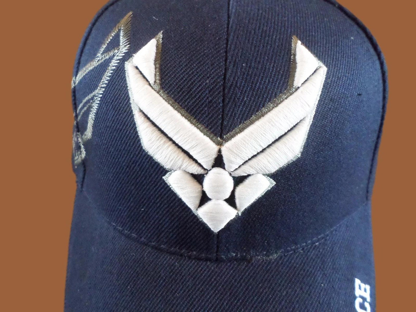 U.S AIR FORCE HAT 3D A/F INSIGNIA ON FRONT AIR FORCE EMBROIDERED ON BILL & BACK