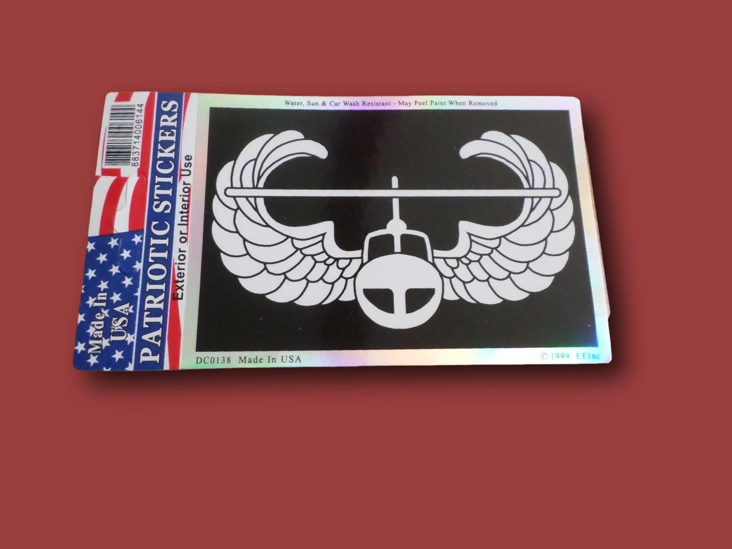 U.S MILITARY ARMY AIR ASSAULT WINDOW DECAL STICKER U.S.A MADE