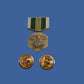 U.S MILITARY ARMY COMMENDATION MEDAL HAT LAPEL PIN MINIATURE SIZE 1 1/8" NEW