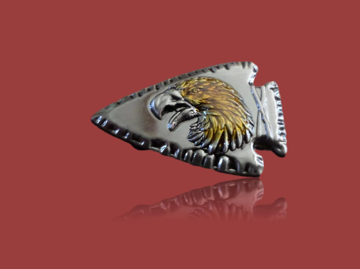 Eagle Arrow Head Lapel Pin Tie Tac Hat Pin Double Post Back New In Bags