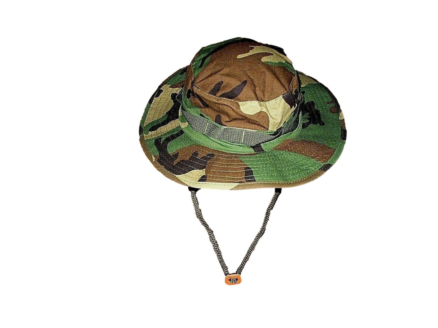 U.S Military Woodland Camouflage Boonie Hat Type II Sun Hot Weather U.S.A Made