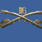 16th CAVALRY SWORDS SABERS MILITARY HAT PIN 16th CAVALRY REGIMENT BADGE U.S ARMY