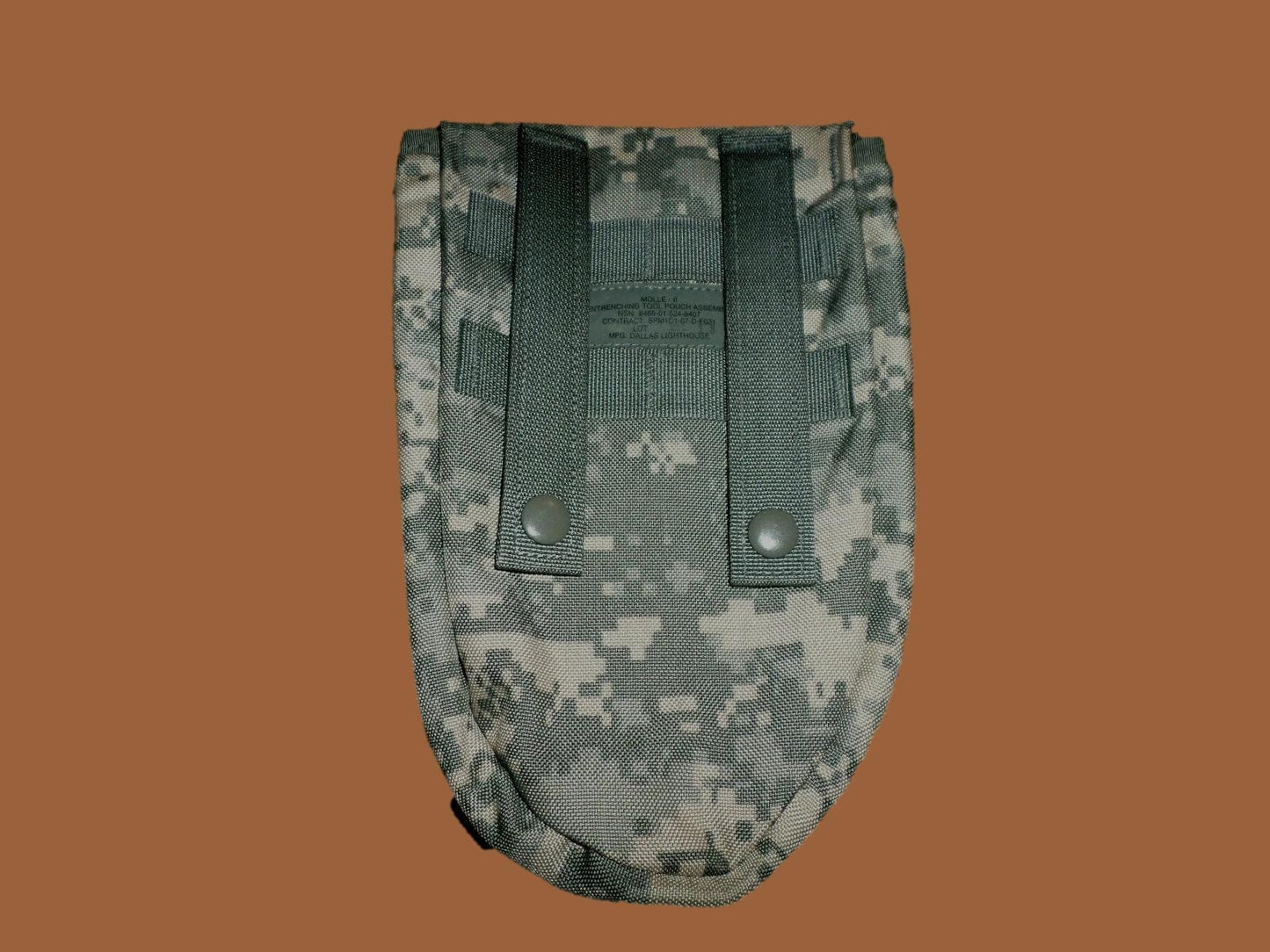MILITARY CAMOUFLAGE MOLLE II  SHOVEL CASE POUCH ENTRENCHING TOOL CARRIER