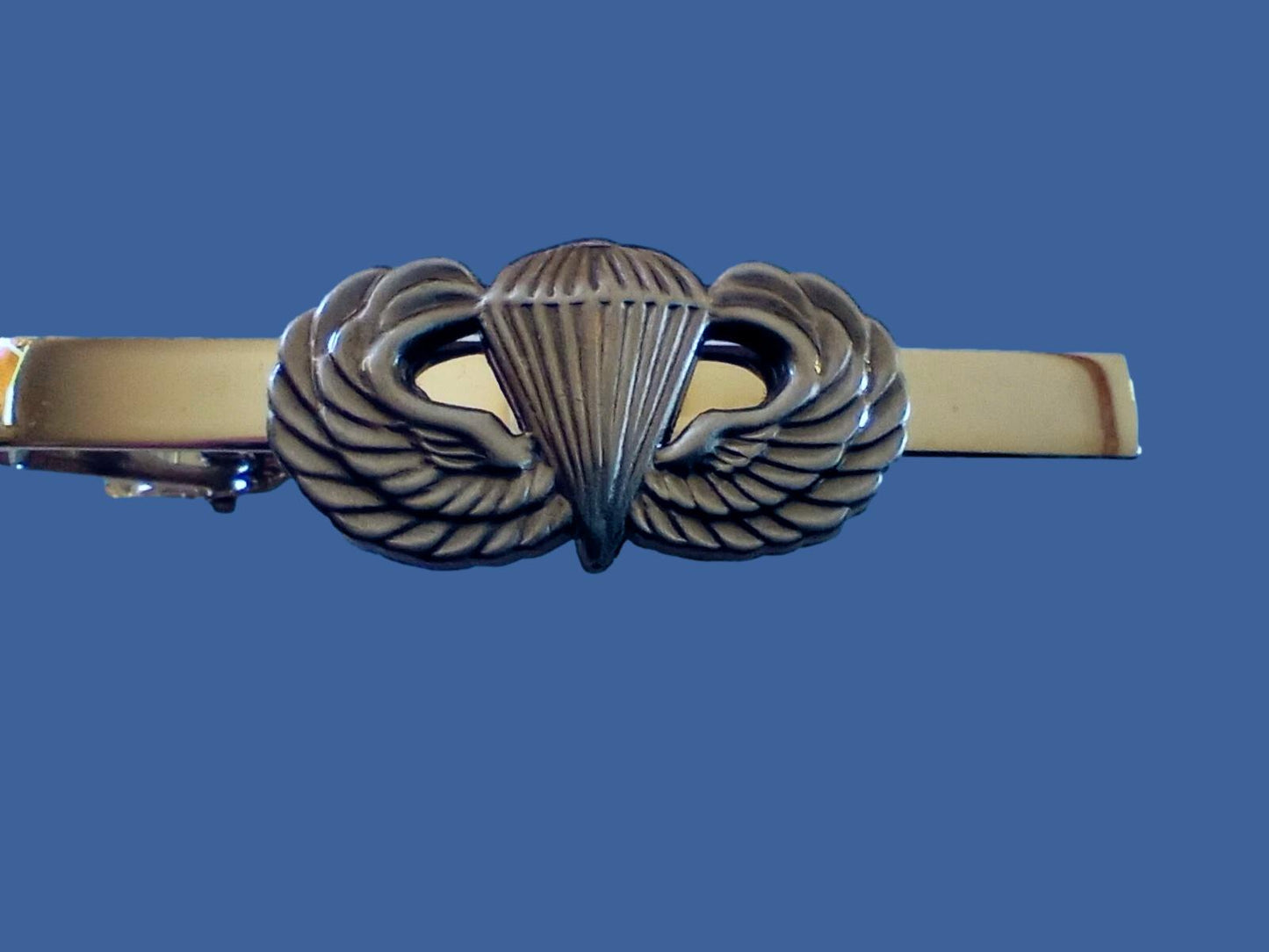 U.S MILITARY ARMY PARATROOPER JUMP WINGS TIE BAR TIE TAC U.S.A MADE