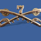 U.S MILITARY 7th CAVALRY PIN METAL HAT BADGE CROSSED SABERS SWORDS GEORGE CUSTER