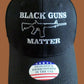 BLACK GUNS MATTER 6 PANEL CAP EMBROIDERED HAT 2nd AMENDMENT