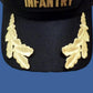 U.S MILITARY EMBROIDERED ARMY SCRAMBLED EGGS OFFICERS FRETTING IRON ON PATCHES