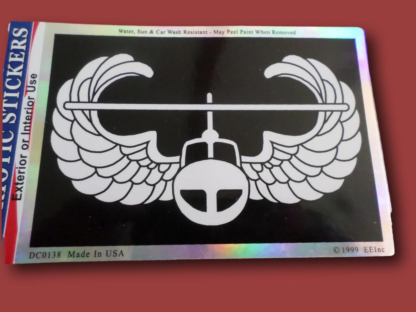 U.S MILITARY ARMY AIR ASSAULT WINDOW DECAL STICKER U.S.A MADE
