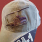 U.S ARMY UH-1 HUEY HAT EMBROIDERED MILITARY BALL CAP STONE WASHED OD GREEN