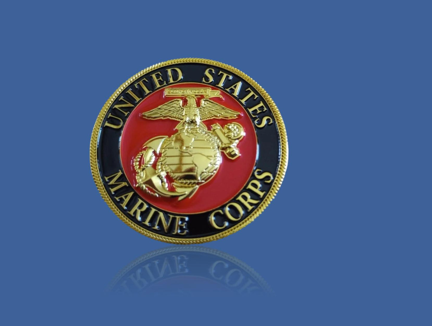 U.S MARINE CORPS 2nd DIVISION CHALLENGE COIN NEW IN PACKAGE COLLECTOR'S SERIES